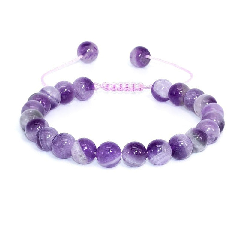 Natural Stone Agate Adjustable Bracelet