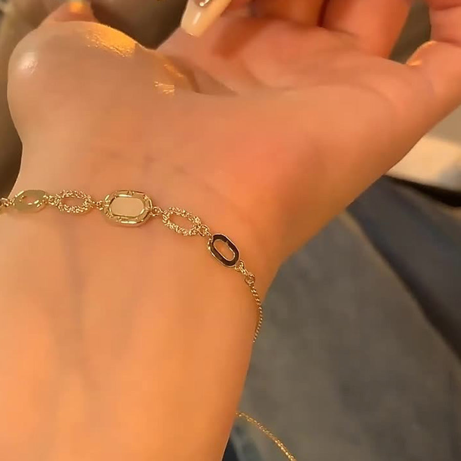 Elegant Light-luxury Zircon Bracelet For Women