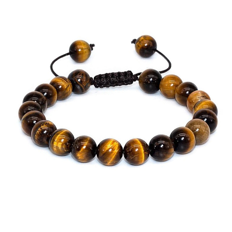 Natural Stone Agate Adjustable Bracelet