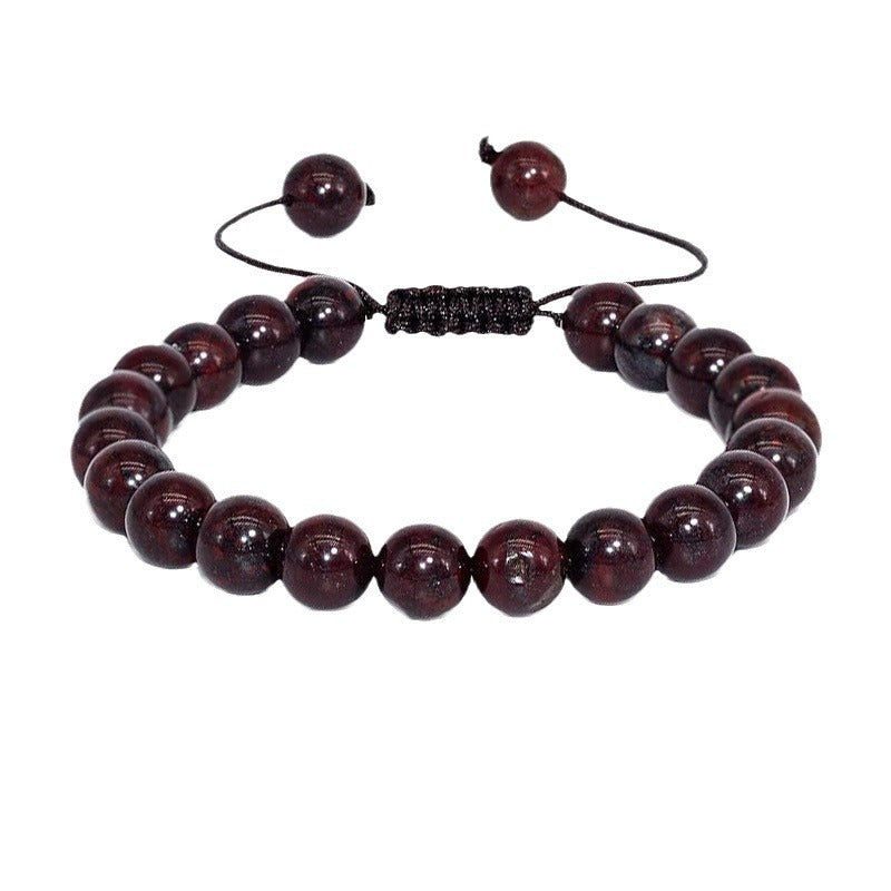 Natural Stone Agate Adjustable Bracelet