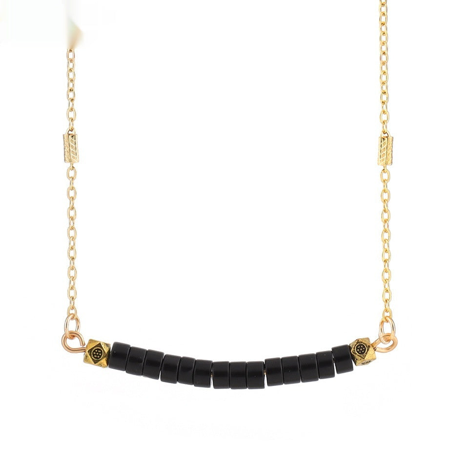 Turquoise Clavicle Chain Womens Necklace Jewelry