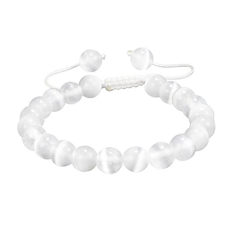 Natural Stone Agate Adjustable Bracelet