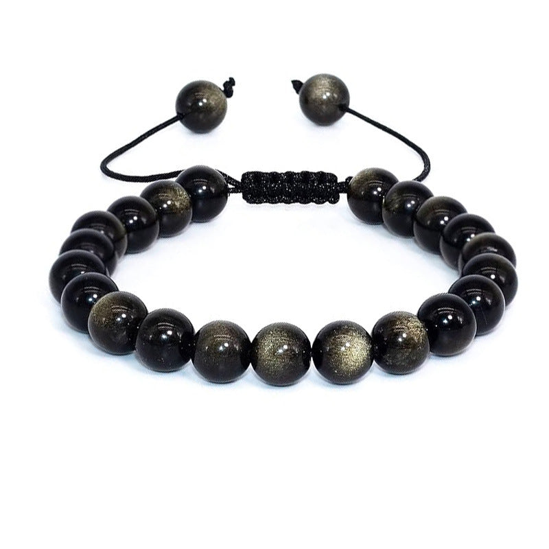 Natural Stone Agate Adjustable Bracelet