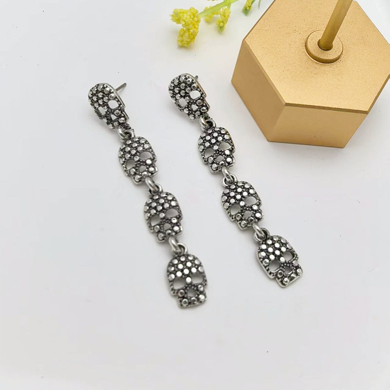 Fashionable Womens Accessories Rose Flower Pendant Earrings