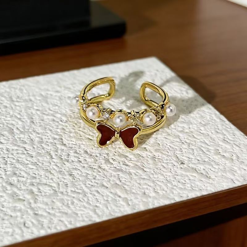 Horse Year Ring INS Style Geometric Horse Open Ring