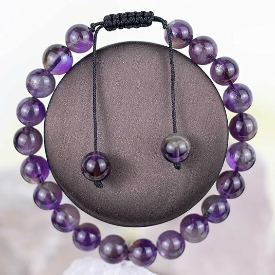 Natural Stone Agate Adjustable Bracelet