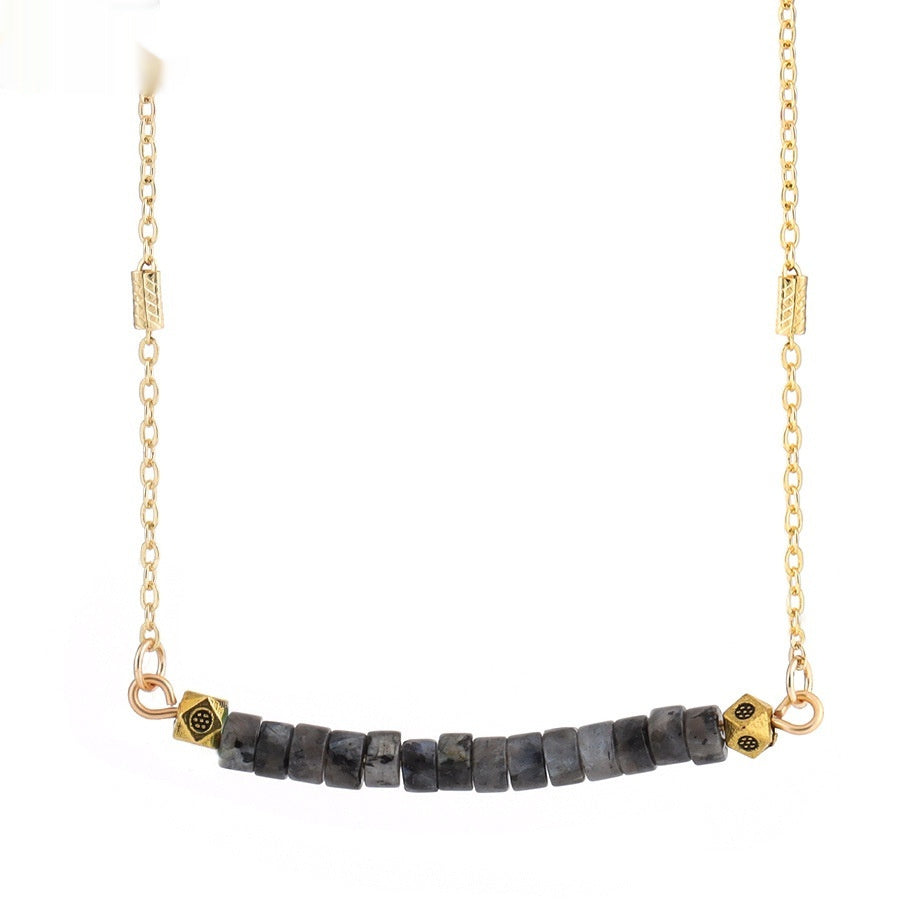 Turquoise Clavicle Chain Womens Necklace Jewelry