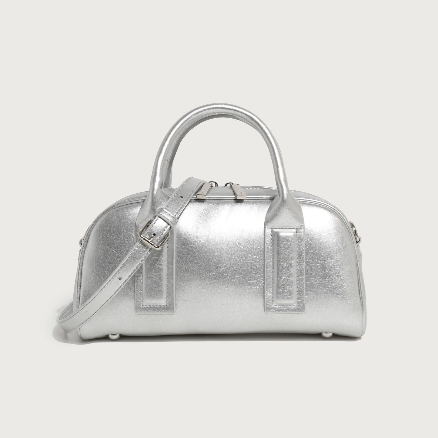 Womens Soft Leather Simple Tote Crossbody Bag With Large Capacity